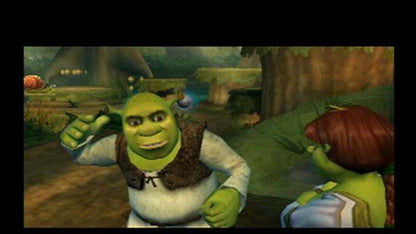 Shrek 2 – PlayStation 2 (PS2) video game gameplay, action-adventure platformer game.