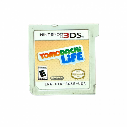Cartridge for Tomodachi Life Complete in Box for Nintendo 3DS, a life simulation and social simulation game featuring Mii characters, with original game case, cartridge, and inserts.