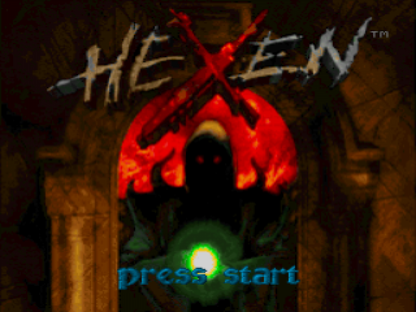LocalID_73281Hexen PlayStation PS1 for dark fantasy first person shooter video game fans featuring medieval combat powerful magic weapons dungeon exploration demonic enemies atmospheric environments challenging levels intense action gothic fantasy gameplay classic console FPS collectible gaming appeal gameplay