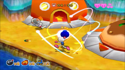 Bomberman Jetters GameCube Nintendo GameCube action puzzle game Bomberman franchise maze bombing gameplay multiplayer party battles anime based story modes Hudson Soft explosive strategy gameplay retro gaming GameCube software video game title gameplay