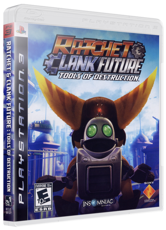 Ratchet and Clank Future: Tools of Destruction cover art for PlayStation 3 (PS3) video game