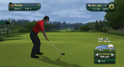Tiger Woods PGA Tour 11 gameplay for Nintendo Wii (Wii) featuring motion‑controlled golf, Ryder Cup team play, and authentic championship courses.