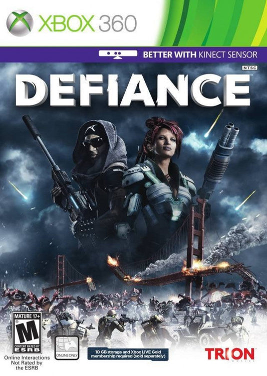 Defiance cover art for Xbox 360 (X360) video game
