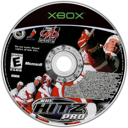 NHL Hitz Pro Xbox featuring realistic hockey gameplay with dynamic action disc