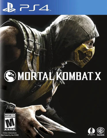 Mortal Kombat X cover art for PlayStation 4 (PS4) video game