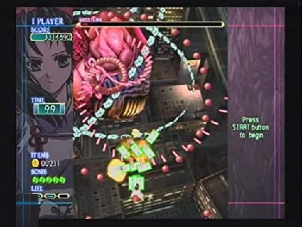 Mobile Light Force 2 PS2 Sony PlayStation 2 shoot em up shmup bullet hell arcade style top down shooter fast paced action Raizing Psikyo style gameplay classic arcade port retro gaming PlayStation 2 software video game title gameplay