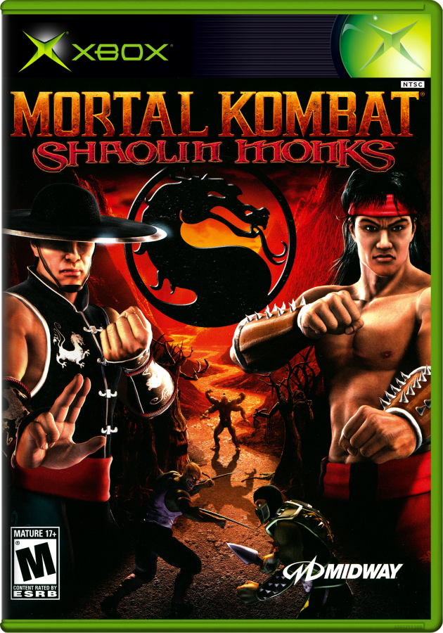 Mortal Kombat: Shaolin Monks – Xbox (XBOX) Front Cover Art for this Xbox Original Game