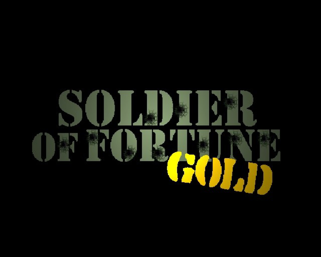 Soldier of Fortune – PlayStation 2 (PS2) video game title screen, first-person shooter.
