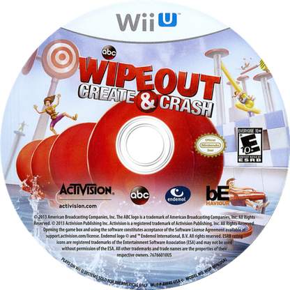 Wipeout: Create & Crash disc cover art for Nintendo Wii U (WiiU) video game