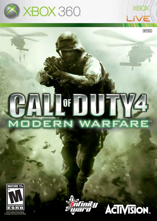 Call of Duty 4: Modern Warfare cover art for Xbox 360 (X360) video game