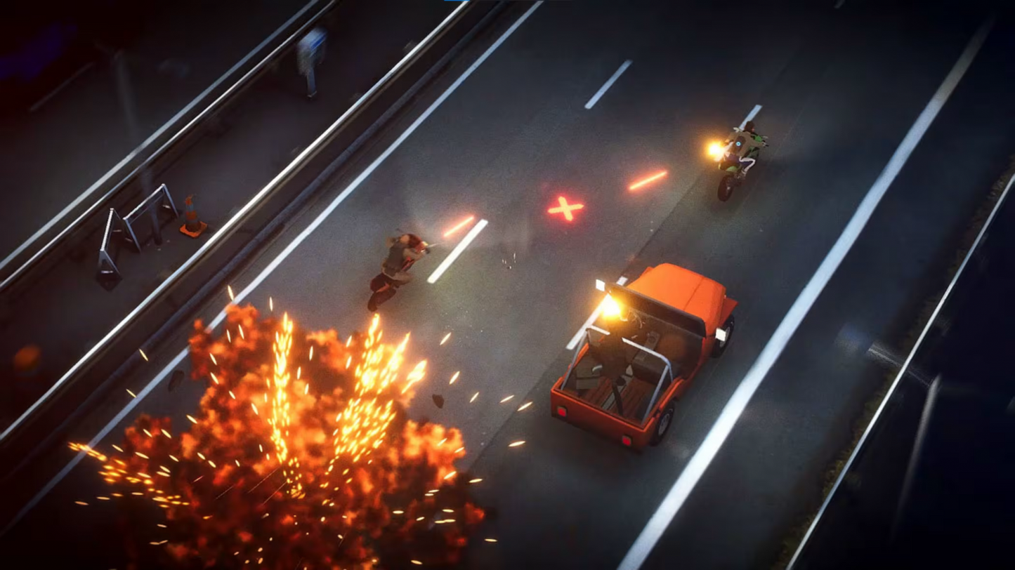 Midnight Fight Express Nintendo Switch inspired design featuring intense action brawler aesthetic fast paced hand to hand combat cinematic fight sequences urban underworld setting stylish martial arts gameplay adrenaline fueled missions presentation gameplay