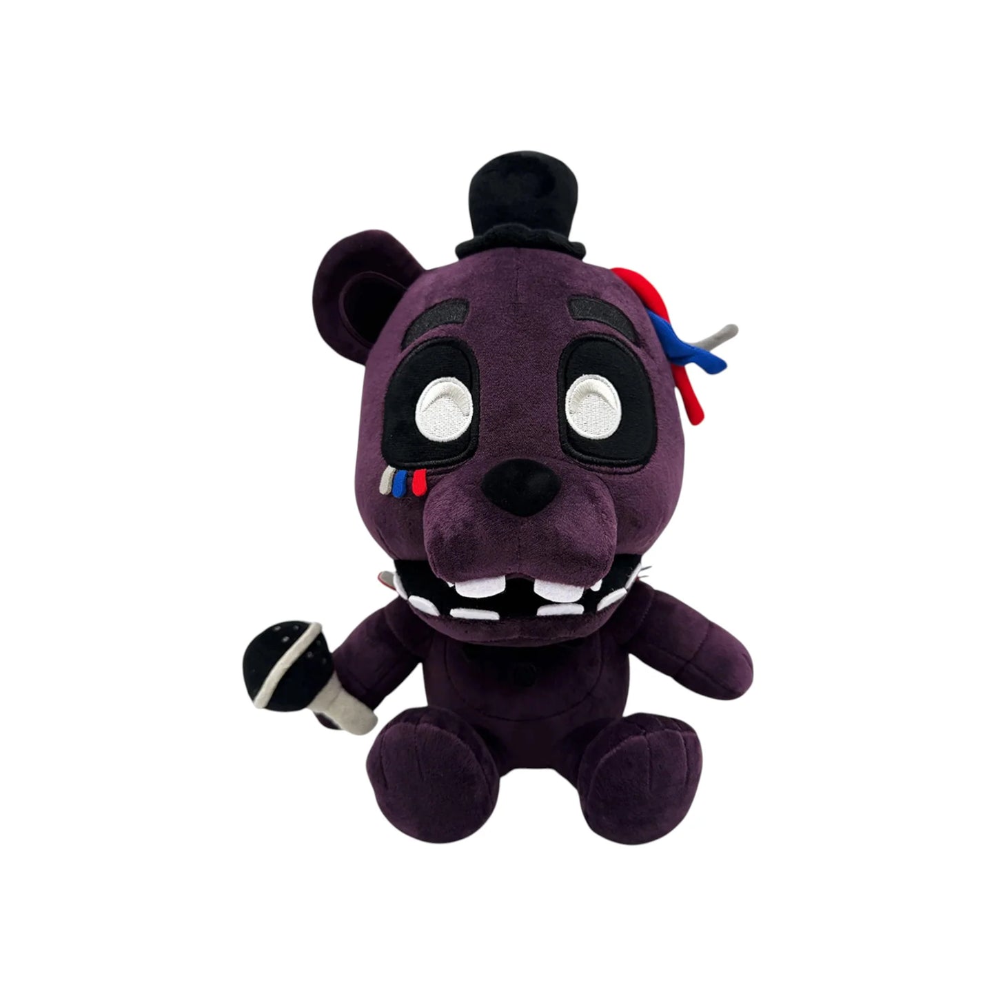 Shadow Freddy 9 Inch Plush featuring Five Nights at Freddy's inspired character design soft collectible plush detailed embroidered features display worthy craftsmanship horror gaming merchandise and collectible gaming appeal