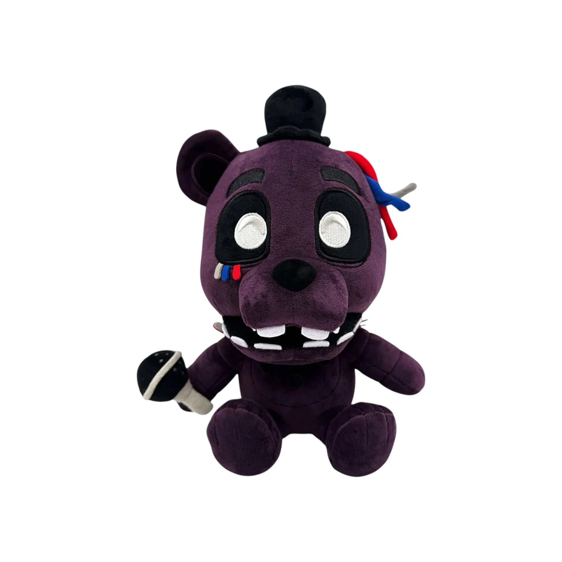 Shadow Freddy 9 Inch Plush featuring Five Nights at Freddy's inspired character design soft collectible plush detailed embroidered features display worthy craftsmanship horror gaming merchandise and collectible gaming appeal