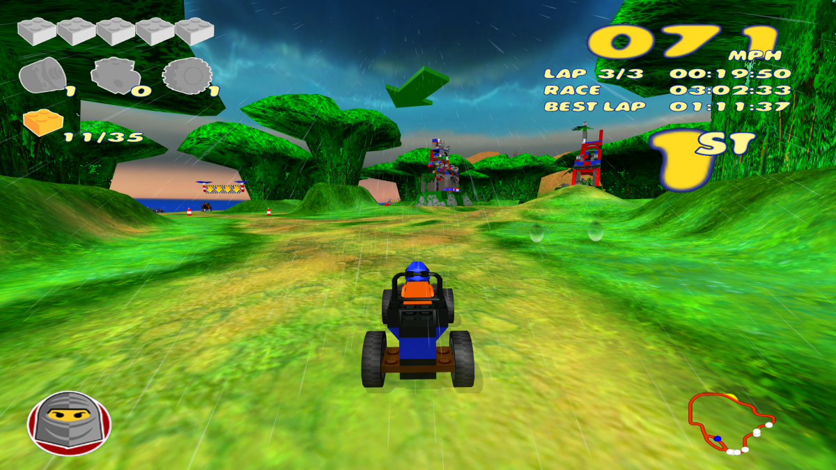 LEGO Racers 2 gameplay for PlayStation 2 (PS2) video game