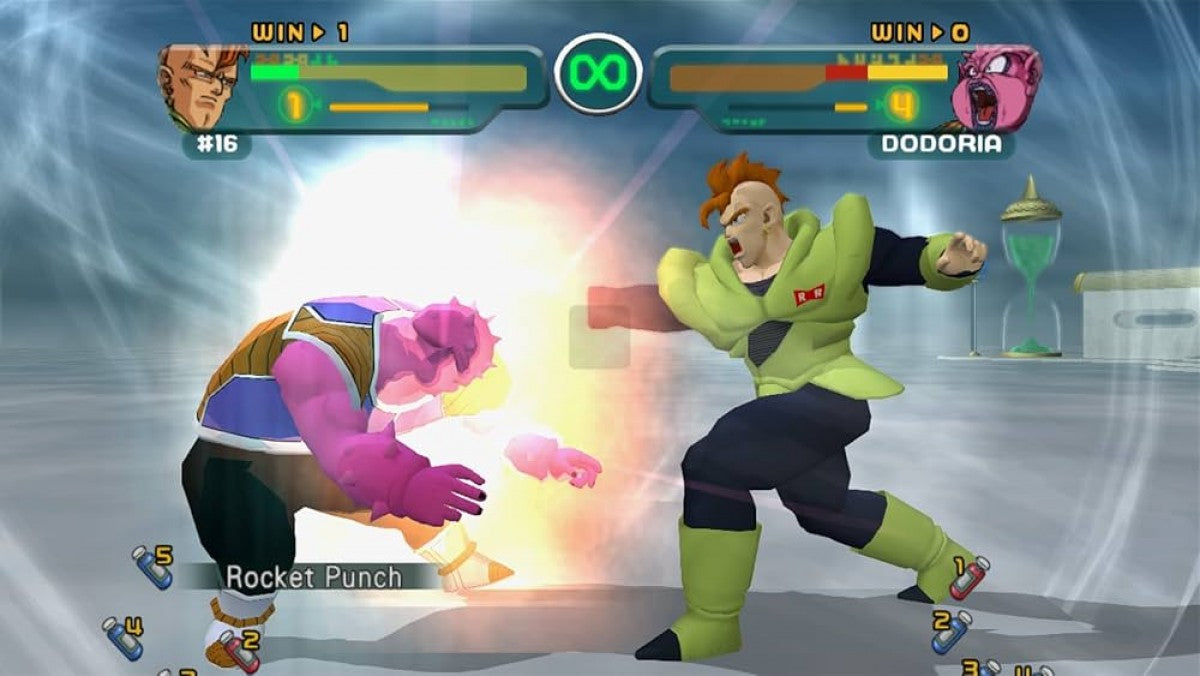 Dragon Ball Z Budokai HD Collection Xbox 360 remastered fighting game compilation featuring Budokai 1 2 3 and online versus mode gameplay screenshot