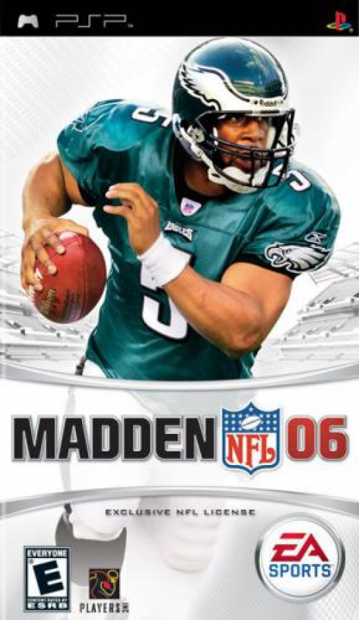 Madden 06 cover art for PlayStation Portable (PSP) video game