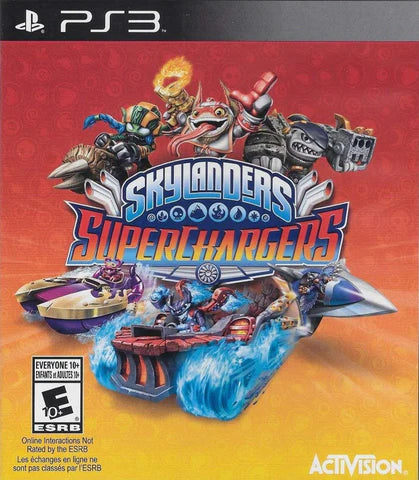 Skylanders: SuperChargers cover art for PlayStation 3 (PS3) video game