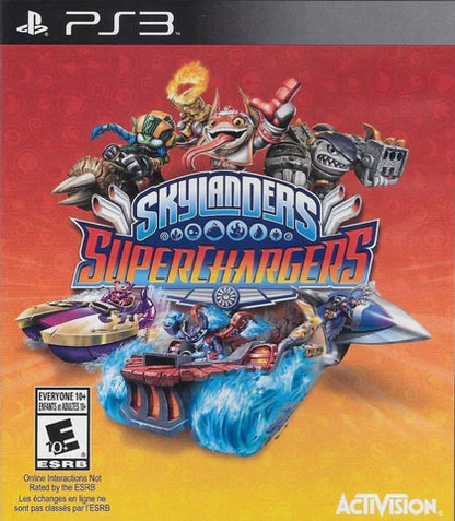 Skylanders: SuperChargers cover art for PlayStation 3 (PS3) video game