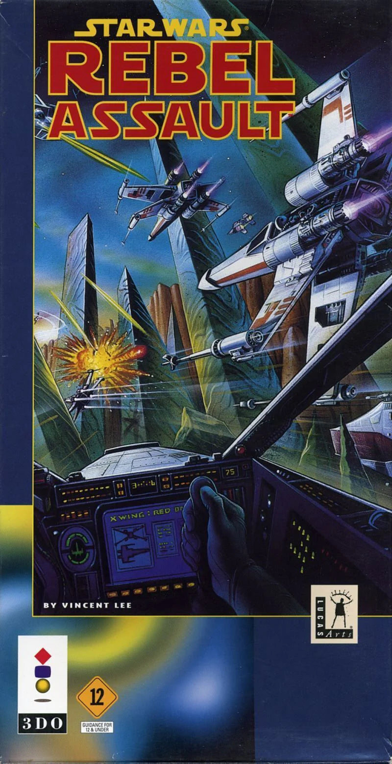 Star Wars Rebel Assault cover art for Panasonic 3DO (3DO) video game