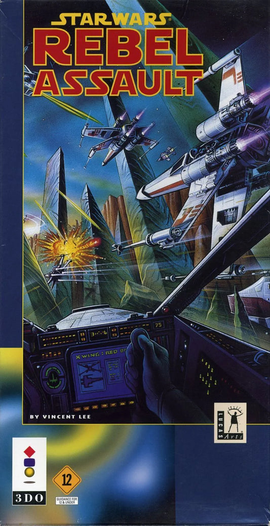 Star Wars Rebel Assault cover art for Panasonic 3DO (3DO) video game