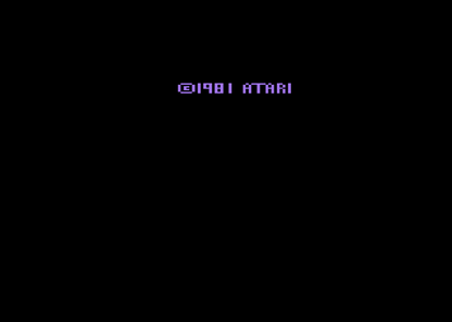 Yars Revenge retro Atari 2600 video game featuring space shooter gameplay, alien combat, arcade action and classic Atari console adventure - title screen