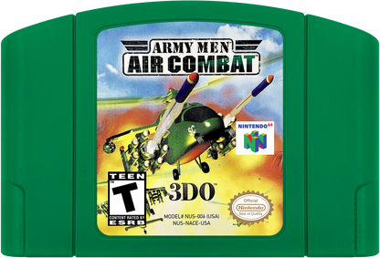 Army Men: Air Combat [Green Cart] cartridge for Nintendo 64 (N64) video game 