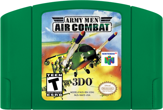 Army Men: Air Combat [Green Cart] cartridge for Nintendo 64 (N64) video game 