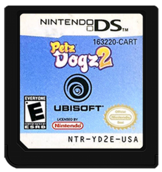 Petz: Dogz 2 cartridge art for Nintendo DS (DS) video game
