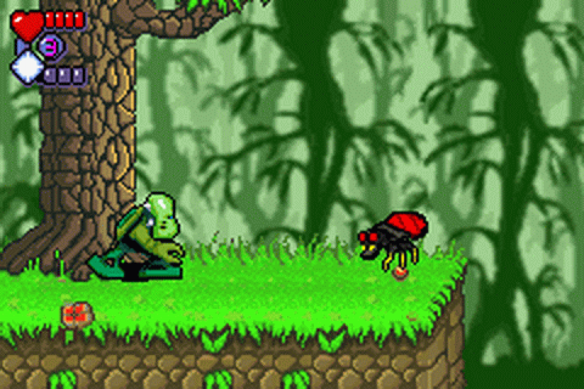 Bionicle Matoran Adventures gameplay for Game Boy Advance GBA video game