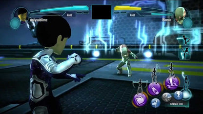 PowerUp Heroes Xbox 360 for retro video game enthusiasts featuring motion controlled fighting gameplay superhero inspired combat Kinect powered full body controls futuristic battles unlockable powers competitive multiplayer action and collectible gaming appeal gameplay