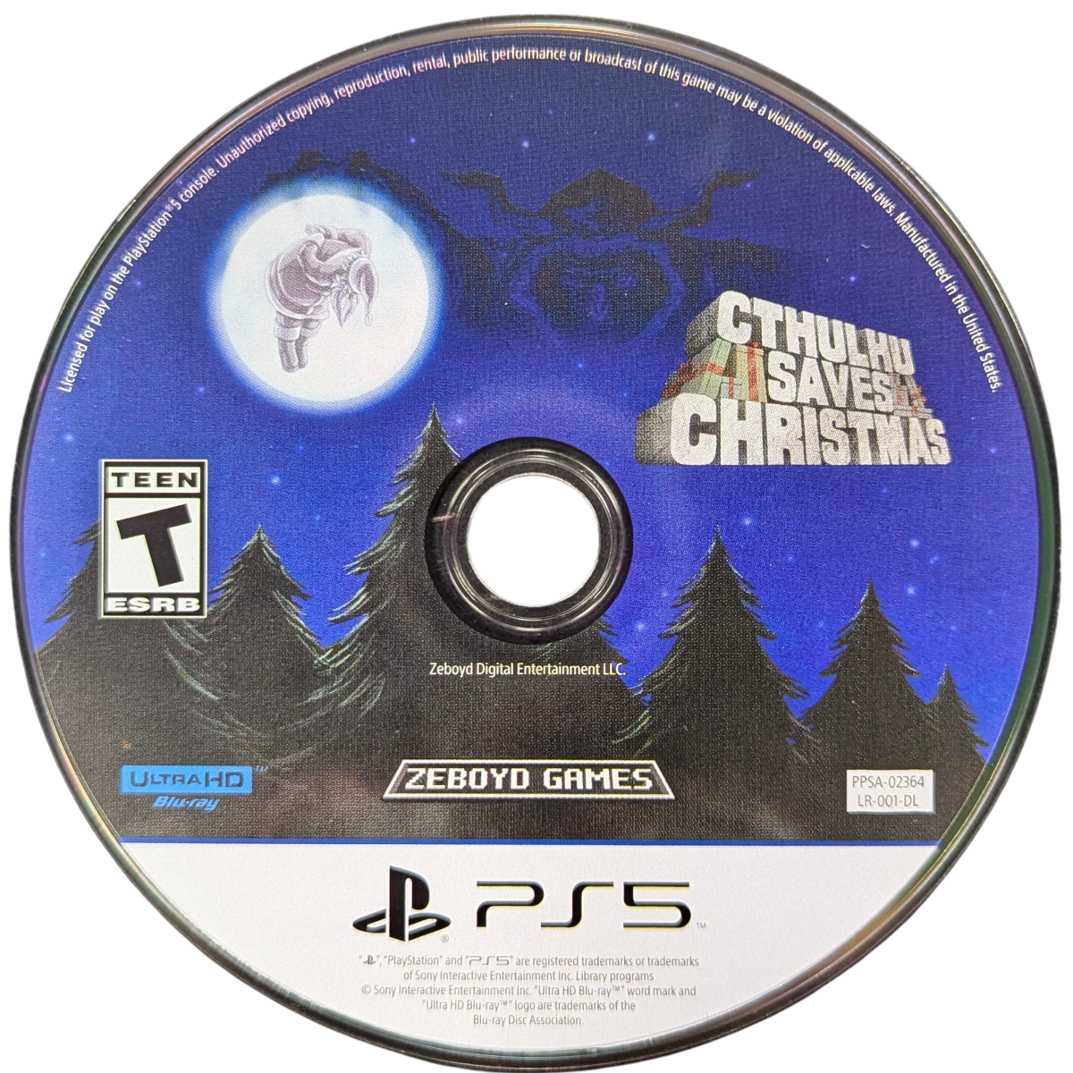 Cthulhu Saves Christmas Limited Run 001 PlayStation 5 turn-based comedy RPG cosmic horror holiday setting humorous retro-inspired adventure quirky party members disc