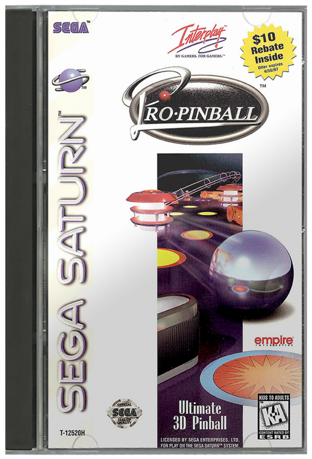 Pro Pinball cover art for Sega Saturn (SS) video game