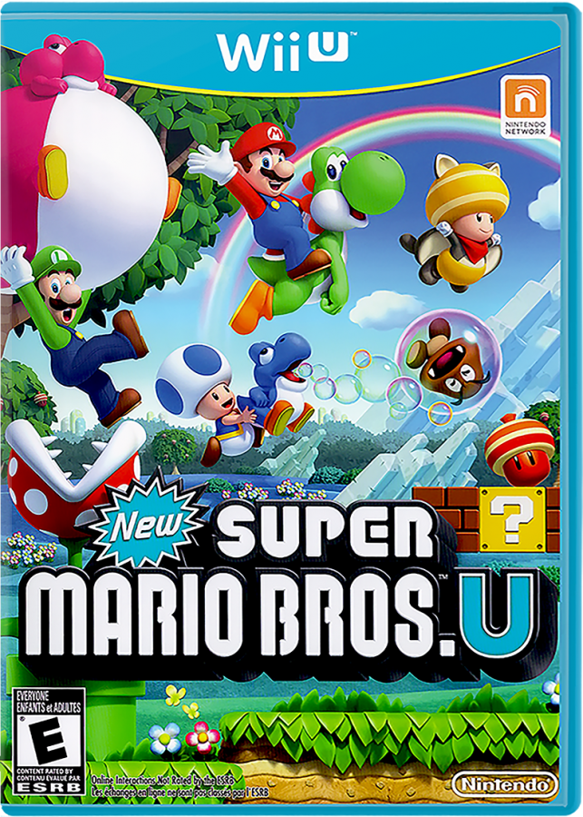 New Super Mario Bros. U cover art for Nintendo Wii U (WiiU) video game