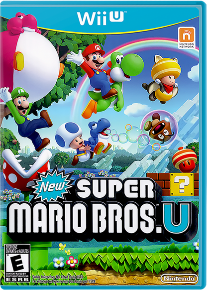 New Super Mario Bros. U cover art for Nintendo Wii U (WiiU) video game
