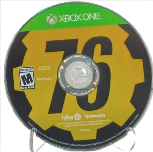 Fallout 76 – Xbox One (XONE) disc for online multiplayer post-apocalyptic RPG set in West Virginia