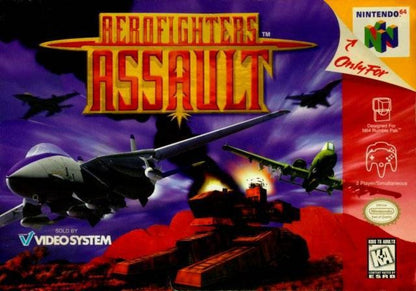 Aerofighters Assault cover art for Nintendo 64 N64 video game