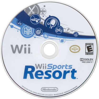 Wii Sports Resort disc art for Nintendo Wii (Wii) video game