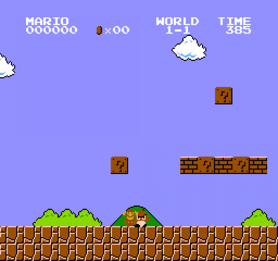 Super Mario Bros.[5 Screw] gameplay image for Nintendo Entertainment System (NES) retro video game