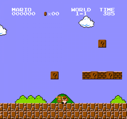 Super Mario Bros.[5 Screw] gameplay image for Nintendo Entertainment System (NES) retro video game
