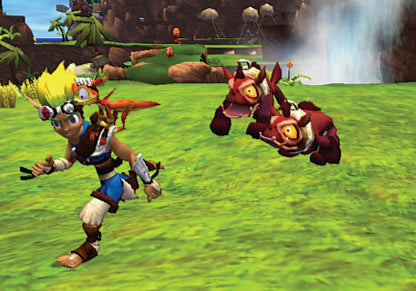 Jak and Daxter: The Precursor Legacy Greatest Hits gameplay for Playstation 2 (PS2) video game