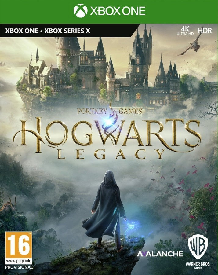 Hogwarts Legacy PAL Xbox One XONE for action role playing video game fans featuring Hogwarts School of Witchcraft and Wizardry open world exploration magic spells potion brewing magical creatures character customization wizarding world quests combat and immersive fantasy adventure gameplay collectible gaming appeal front cover art
