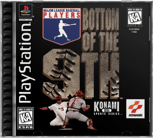 MLBPA: Bottom of the 9th cover art for PlayStation 1 (PS1) video game
