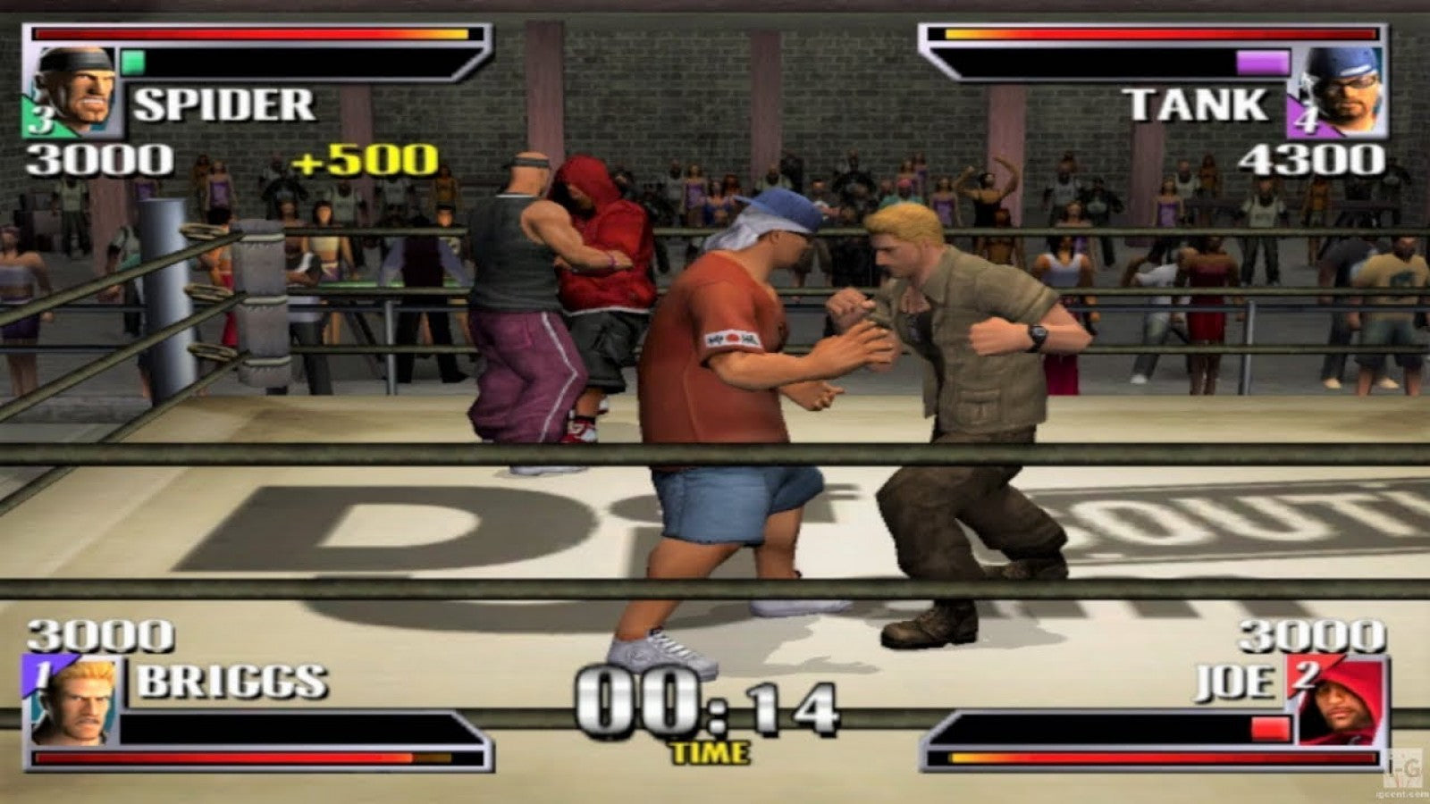 Def Jam: Vendetta for PlayStation 2 with hip-hop themed wrestling and fighting gameplay
