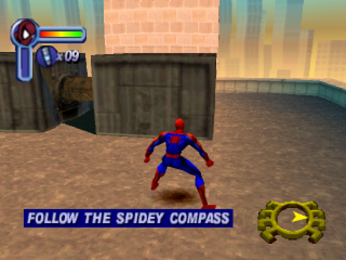 Spider-Man [Greatest Hits] gameplay for PlayStation 1 (PS1) action-adventure video game