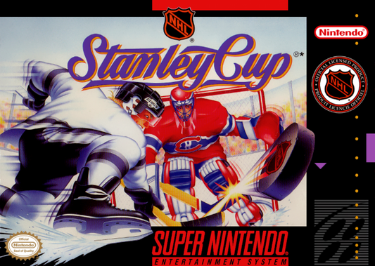 NHL Stanley Cup cover art for Super Nintendo Entertainment System (SNES) video game
