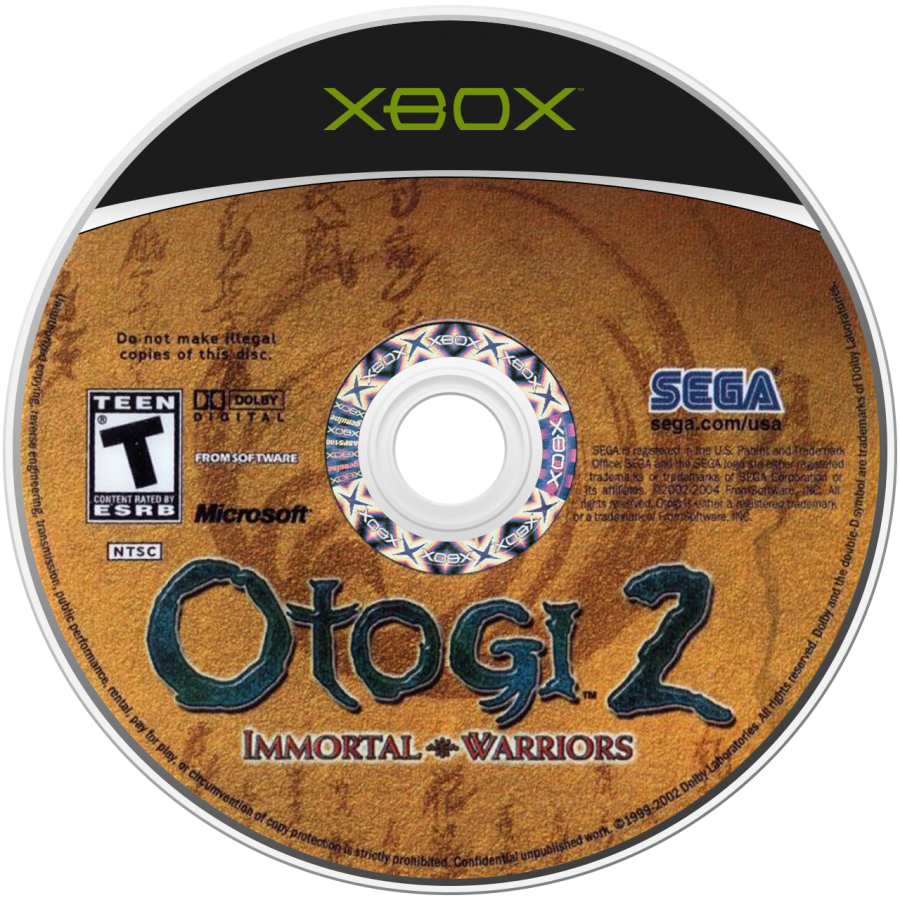Otogi 2: Immortal Warriors retro Xbox video game Otogi 2 Immortal Warriors action hack and slash demon combat mythological fantasy melee fighting fast paced third person gameplay console title Xbox release disc