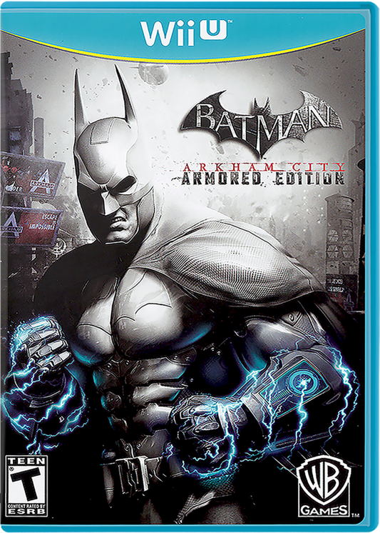 Batman: Arkham City [Armored Edition] cover art for Nintendo Wii U (WiiU) video game