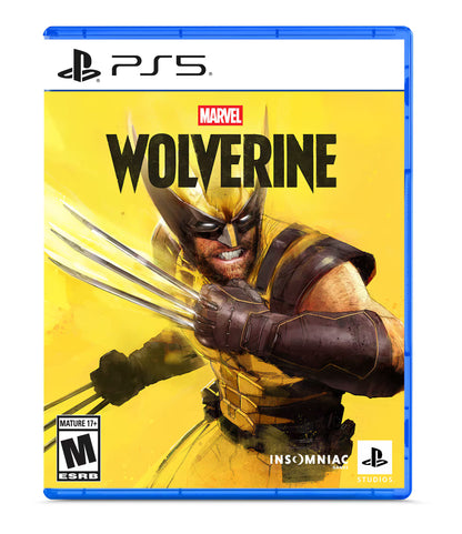 Marvel Wolverine PlayStation 5 PS5 video game featuring Wolverine action adventure gameplay Marvel superhero combat iconic Wolverine character claws intense battles exploration cinematic storytelling and mutant abilities Sony PlayStation 5 gaming collection collectible appeal cover art