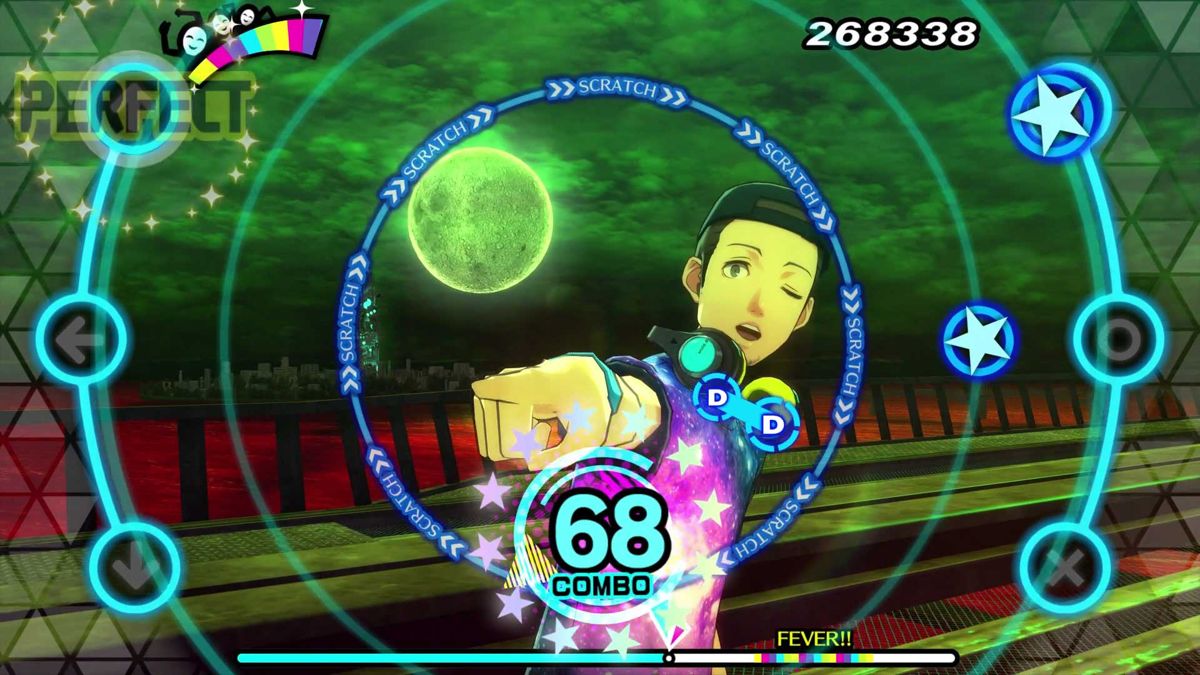 Persona 3: Dancing in Moonlight – PlayStation 4 (PS4) video game gameplay, rhythm music game.