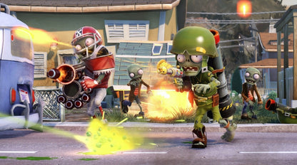 Plants vs. Zombies: Garden Warfare gameplay for Xbox One (XONE) third-person shooter video game